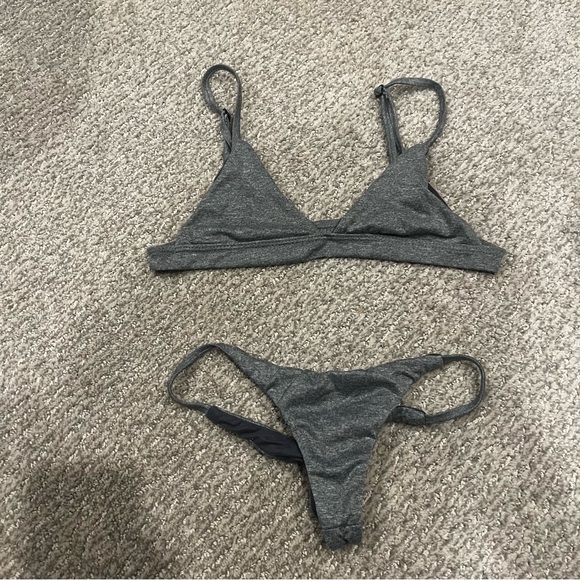 coulbourne midnight grey set top (small) bottoms (xsmall) - Picture 5 of 6